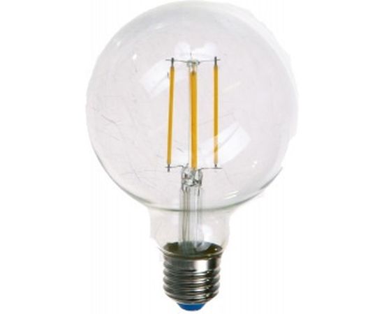 Светодиодная лампа Uniel LED-G95-10W/3000K/E27/CL PLS02WH. Форма шар, прозрачная. UL-00004862 – изображение 2