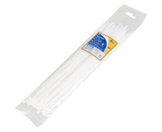 Нейлоновый хомут KRAFT 3.6х300, белый уп-ка 50 шт KT 880605 – изображение 2