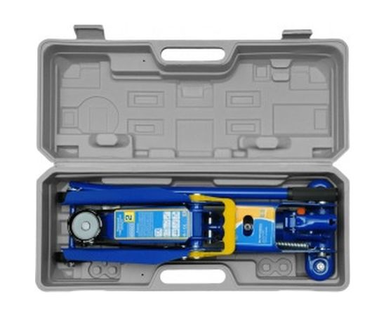 Подкатной гидравлический домкрат KRAFT 2.5 т, кейс KT 820003 – изображение 2