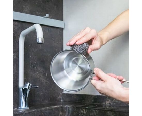 Губка из нержавеющей стали PATERRA СПИРАЛЬ 406-147 – изображение 2