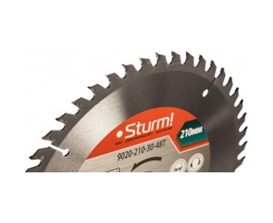 Диск пильный по дереву (210х30 мм; 48T) Sturm 9020-210-30-48T – изображение 2