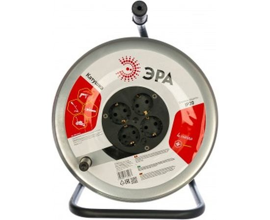 Металлическая катушка ЭРА K-M-4z с заземлением 4гн Б0033026 – изображение 2