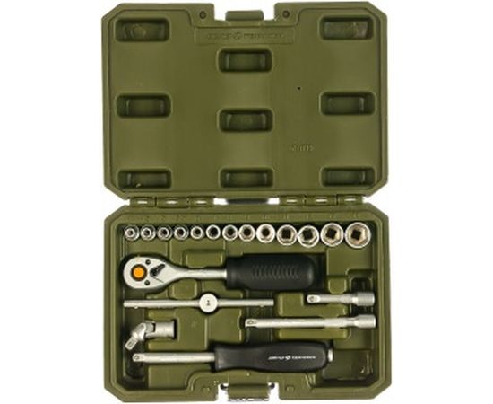 Набор шестигранных головок с трещоткой 1/4 19 предметов ДТ/20 Дело Техники 600719 – изображение 2