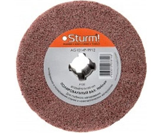 Щетка нейлоновая (120х19.5х100 мм; P120) для щеточной шлифовальной машинки AG1014P Sturm AG1014P-9912 – изображение 2