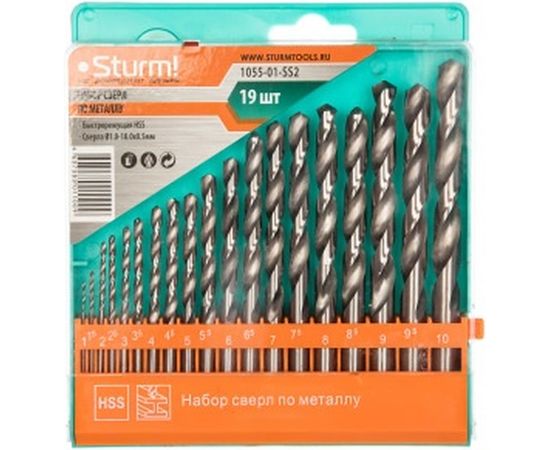 Набор сверл (19 шт.) Sturm 1055-01-SS2 – изображение 2