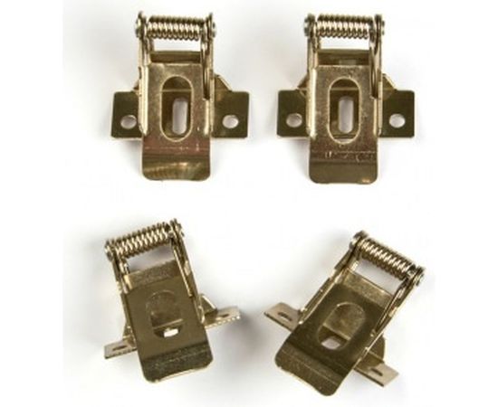 Комплект крепежных скоб Uniel UFL-F04 SILVER 150 POLYBAG на пружинах /4шт./ UL-00001479 – изображение 2