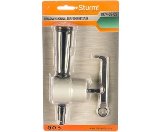 Насадка-ножницы на дрель для резки листового металла до 1.8 мм Sturm 1074-02-05 – изображение 2