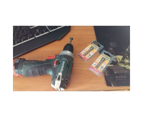 Бита с магнитным держателем-ограничителем E1/4", PH2, 50мм, 1шт в блистере KRAFTOOL ЕХPERT 26128-2-50-1 – изображение 3