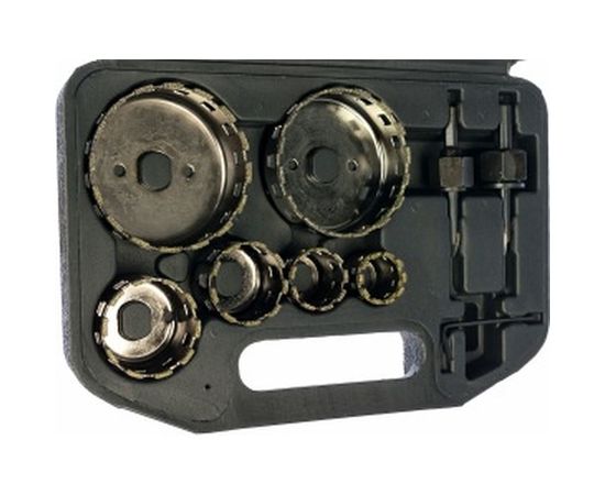 Набор алмазных коронок по керамограниту 9 предм. (25-73 мм) Энкор  9457 – изображение 3