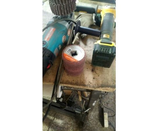 Щетка нейлоновая (120х19.5х100 мм; P120) для щеточной шлифовальной машинки AG1014P Sturm AG1014P-9912 – изображение 4