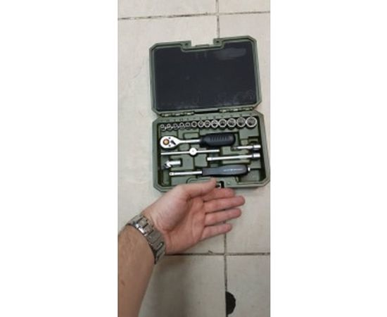 Набор шестигранных головок с трещоткой 1/4 19 предметов ДТ/20 Дело Техники 600719 – изображение 5