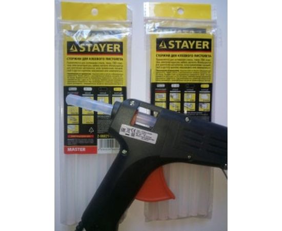 Стержень 6 шт. (200х11 мм; прозрачный) по пластику/стеклу для клеевого пистолета STAYER 2-06821-T-S06 – изображение 5