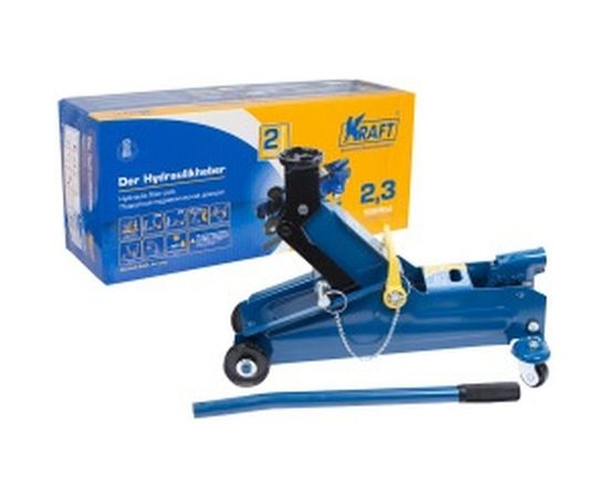 Подкатной домкрат KRAFT 2.3 т, min 135mm-max350mm KT 820008 – изображение 5