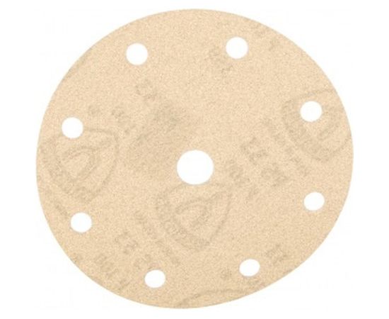 Круг шлифовальный на липучке для обработки красок, лаков и шпаклевок (150 мм; Р100; 8 отверстий) KLINGSPOR 143131 