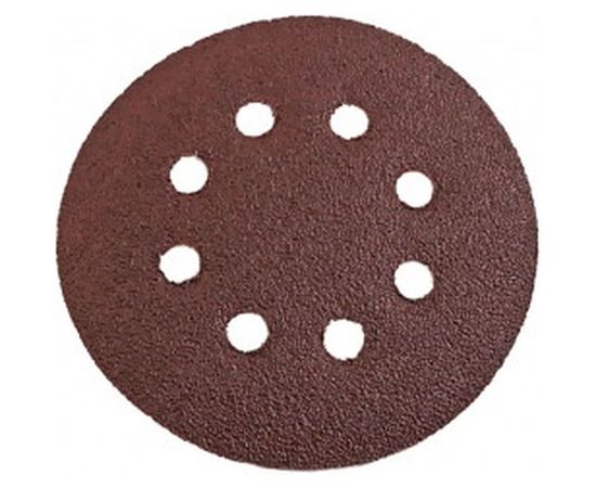 Круги шлифовальные на липкой основе (10 шт; 125 мм; Р80) РОССНА Р860379 