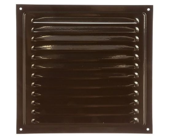 Решетка вентиляционная стальная с сеткой (200x200 мм; коричневая) ERA 2020МЭ кор 87-916 