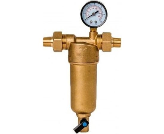 Фильтр 3/4, с манометром, для горячей воды, d60 Гейзер Бастион 122 32673 