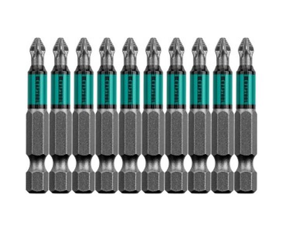 Биты профессиональные (PZ2, 50 мм, 10 шт.) Kraftool 26124-2-50-10 