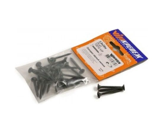 Саморез по металлу VIPКрепеж черный 3,5х35 м 17 шт 10010 VIPL 