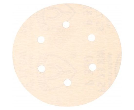 Круг шлифовальный на липучке для обработки красок, лаков и шпаклевок (150 мм; Р320; 6 отверстий) KLINGSPOR 301227 