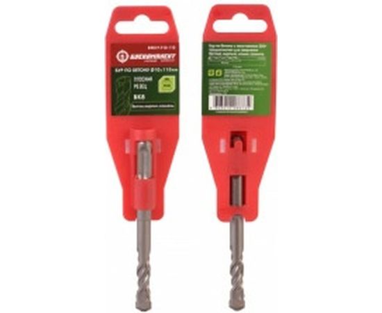 Бур S4 (10х110 мм; ВК8; SDS-plus) БОЕКОМПЛЕКТ B9019-F10-110 