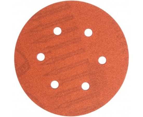 Круг шлифовальный на липучке для обработки дерева (150 мм; Р180; 6 отверстий) KLINGSPOR 270560 