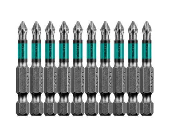 Биты профессиональные (PН1, 50 мм, 10 шт.) Kraftool 26122-1-50-10 