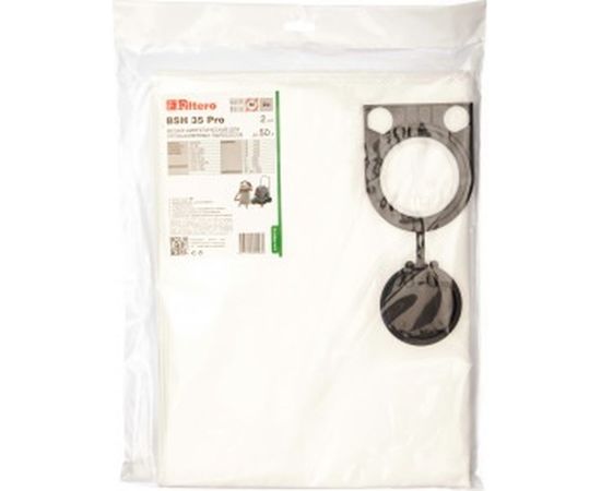 Мешки для пылесоса Bosch, Felisatti, Hitachi, Metabo, Milwaukee, Starmix, Интерскол трехслойные синтетические Filtero BSH 35 Pro 50л 2шт 05598 