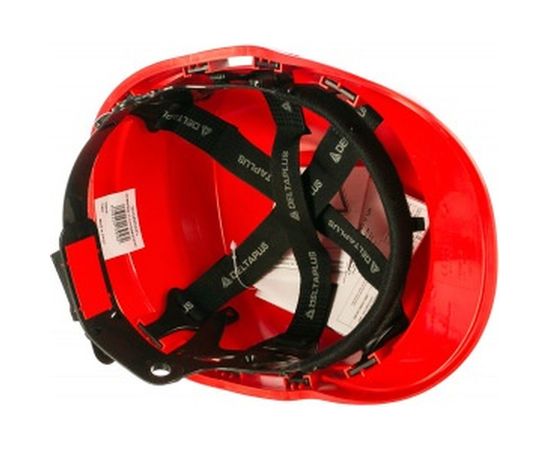 Защитная строительная каска Delta Plus DIAMONDV красная DIAM5ROFL 