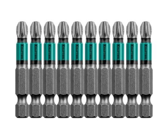 Биты профессиональные (PН3, 50 мм, 10 шт.) Kraftool 26122-3-50-10 