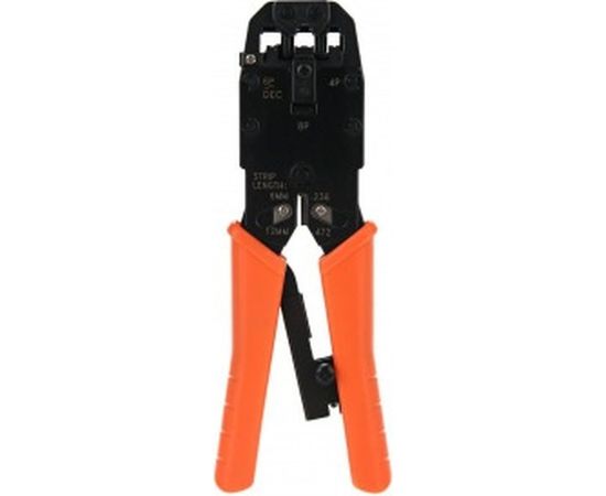 Обжимные клещи Telecom HT-200R/2008R RJ-45, RJ-11, RJ-12 (UTP), 4P/6P/8P, LD110 HT-200R/2008R 