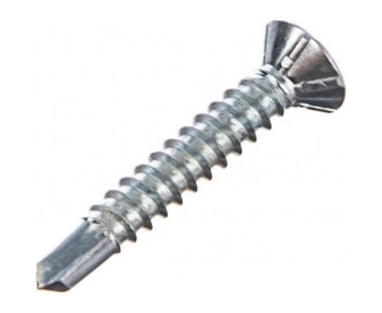 Саморез для оконного профиля, белый Крепежная техника 3.9х25 1000шт 430808 БК 