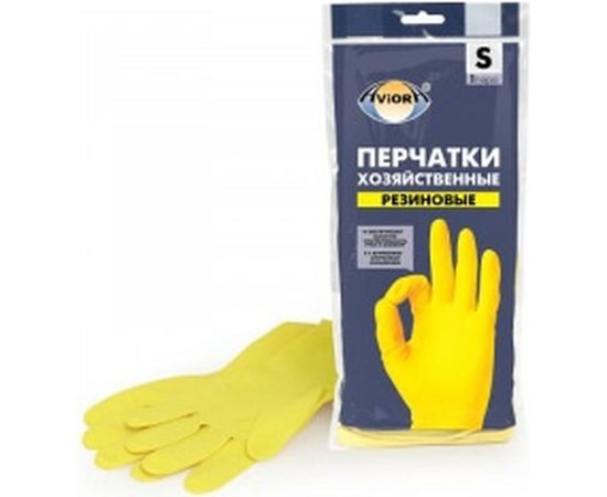 Хозяйственные перчатки AVIORA, резиновые, размер S 402-566 
