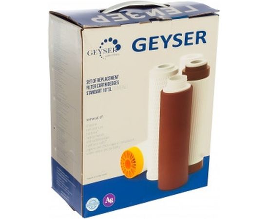 Комплект картриджей №5 к фильтрам для воды Гейзер 3 (для сверхжесткой воды) Гейзер 50009 – изображение 2
