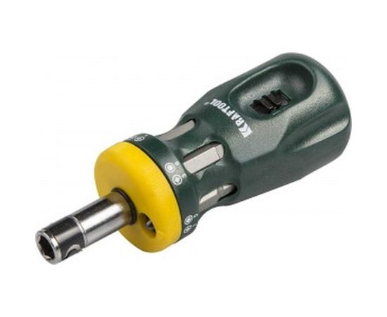 Реверсивная отвертка с битами BIT LOCK 12 в 1 KRAFTOOL 26161-H13 – изображение 2