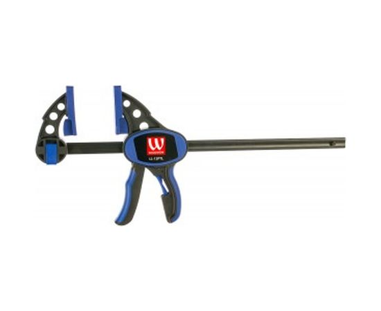Быстрозажимная струбцина для работы одной рукой WOODWORK 85x300/490 мм LL-12PTL – изображение 2