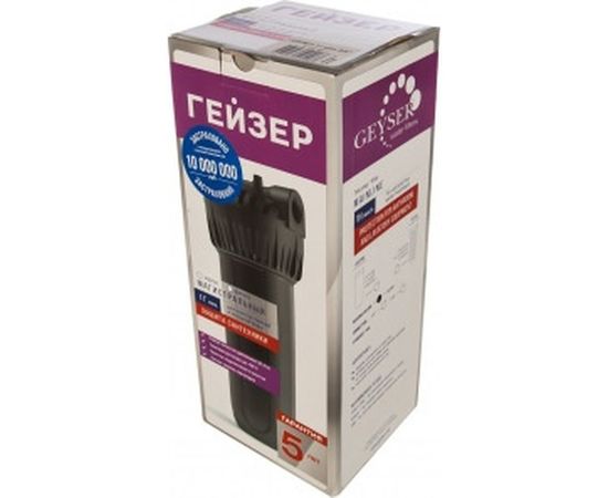 Магистральный фильтр для воды со сменным картриджем Гейзер 1Г мех 3/4 32011 – изображение 2