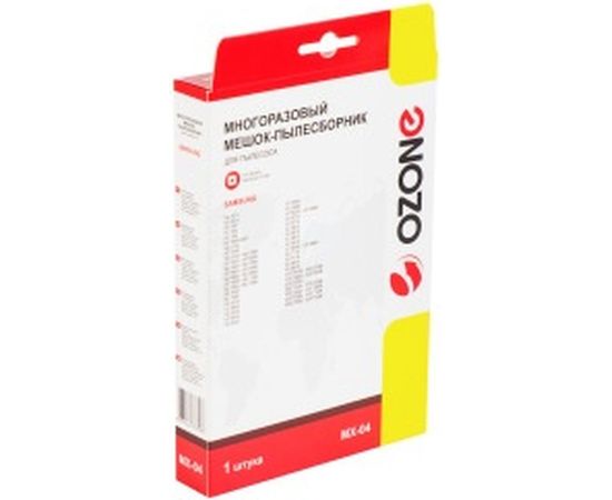 Мешок-пылесборник оригинальный синтетический многократного использования OZONE multiplex (1 шт.) Samsung MX-04 – изображение 2