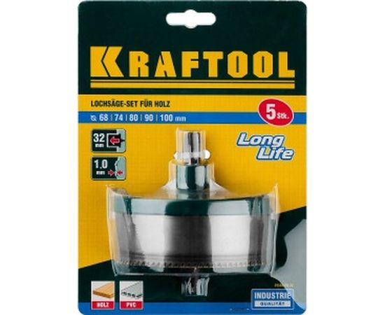 Пила кольцевая по дереву 68-74-80-90-100x32мм KRAFTOOL 29584-H5-32 – изображение 3