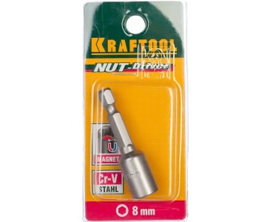 Бита с торцевой головкой 8 мм намагниченная Kraftool 26391-08 – изображение 3