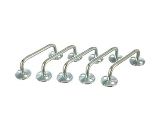 Ручка-скоба Россия РС-80-3, цинк, 5шт 91589 