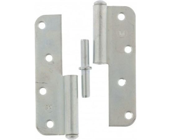 Накладная петля Россия ПН1-110 правая, цинк, 4шт 91554 