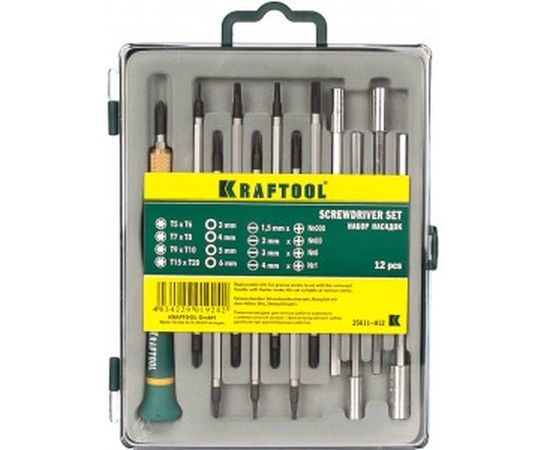 Набор отверток для точных работ KRAFTOOL 25611-H12 