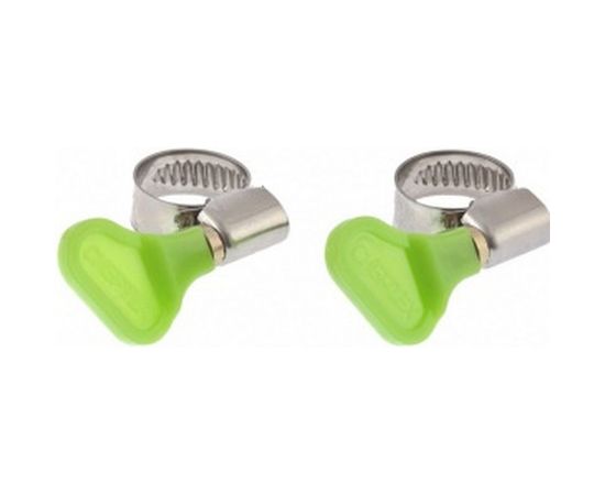 Металлические хомуты СИБРТЕХ, элемент крепления с формой ключа, 10-16мм, 2 шт 47648 