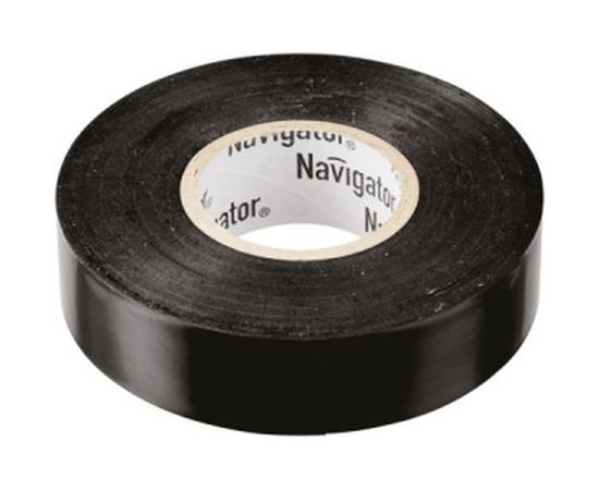 Изолента Navigator NIT-B15-10/BL черная 71229 
