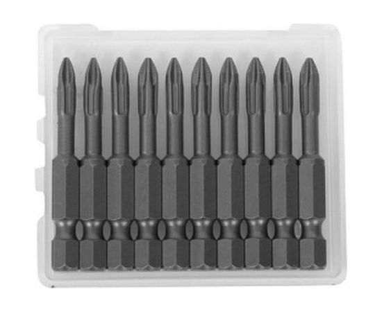 Биты "EXPERT" (E 1/4"; PH 2; 50 мм; 10 шт.) KRAFTOOL 26121-2-50-10 