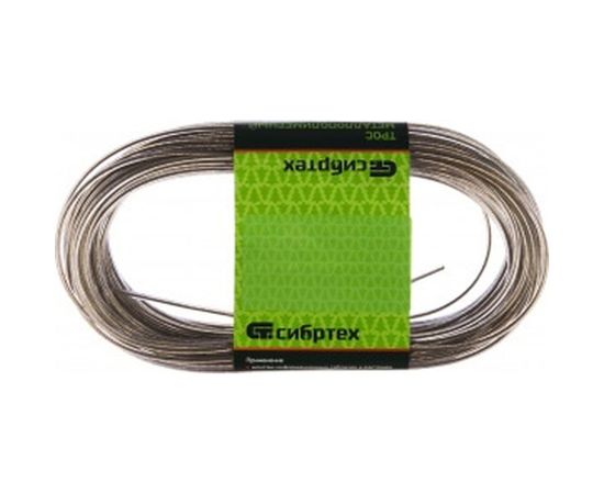 Металлополимерный трос СИБРТЕХ прозрачный ПР-2,5 47627 
