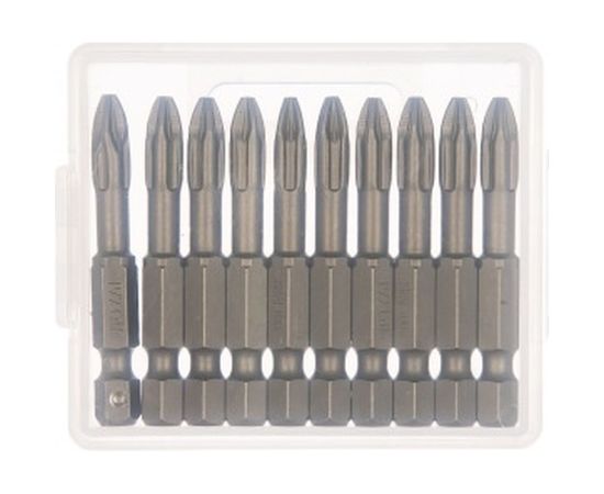 Биты "EXPERT" (E 1/4"; PZ 2; 50 мм; 10 шт.) KRAFTOOL 26123-2-50-10 – изображение 2