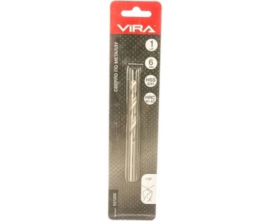 Сверло по металлу (6х93х53 мм) Vira 551006 – изображение 2