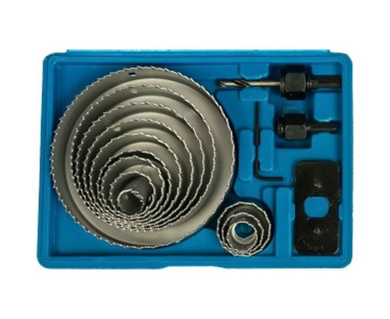 Набор коронок по дереву ЭКСПЕРТ (15 предметов; 19-127 мм) Зубр 29554-H15_z01 – изображение 2